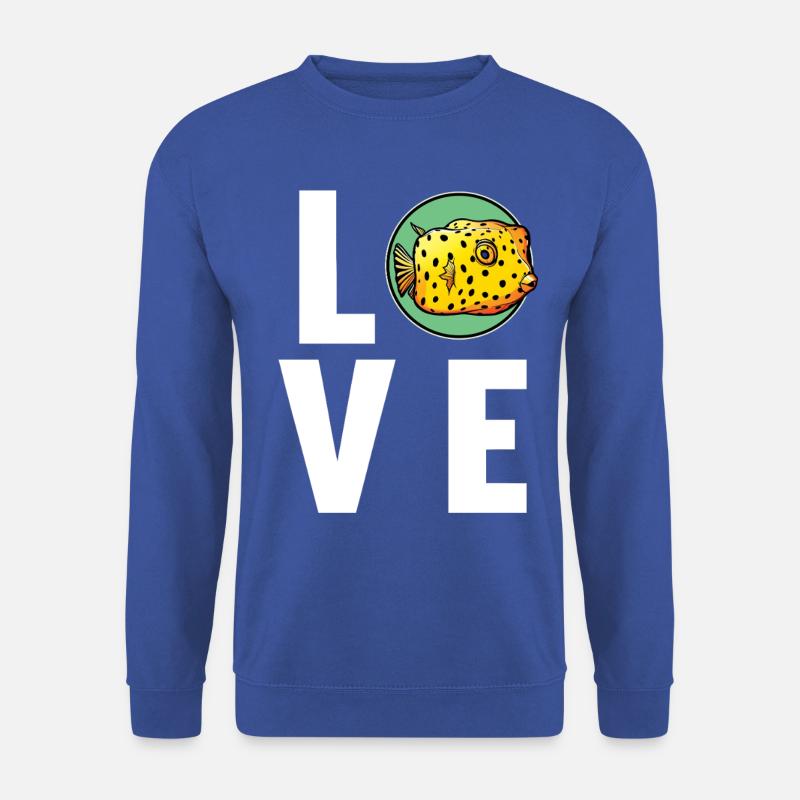 Kofferfische Kofferfisch - Unisex Pullover - Royalblau