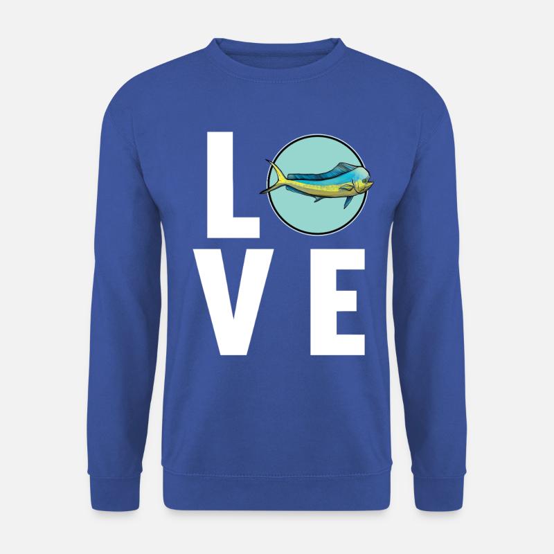 Mahi Mahi Goldmakrele - Unisex Pullover - Royalblau
