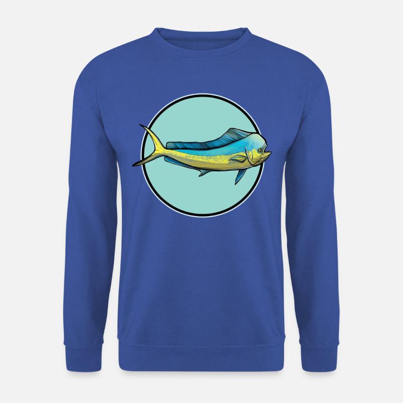 Mahi Mahi Goldmakrele - Unisex Pullover - Royalblau