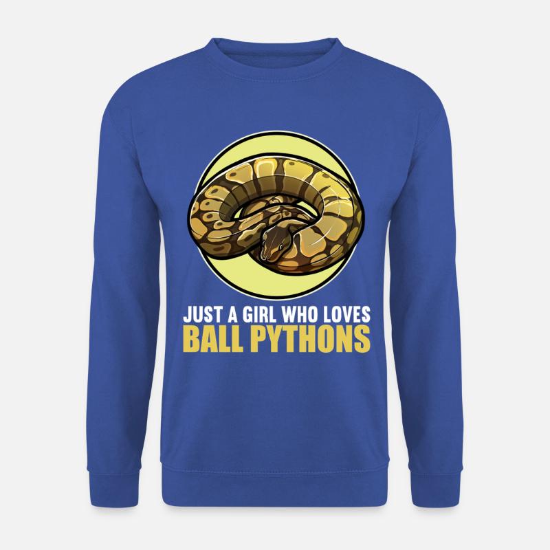 Ball Python Königspythons Königspython - Unisex Pullover - Royalblau