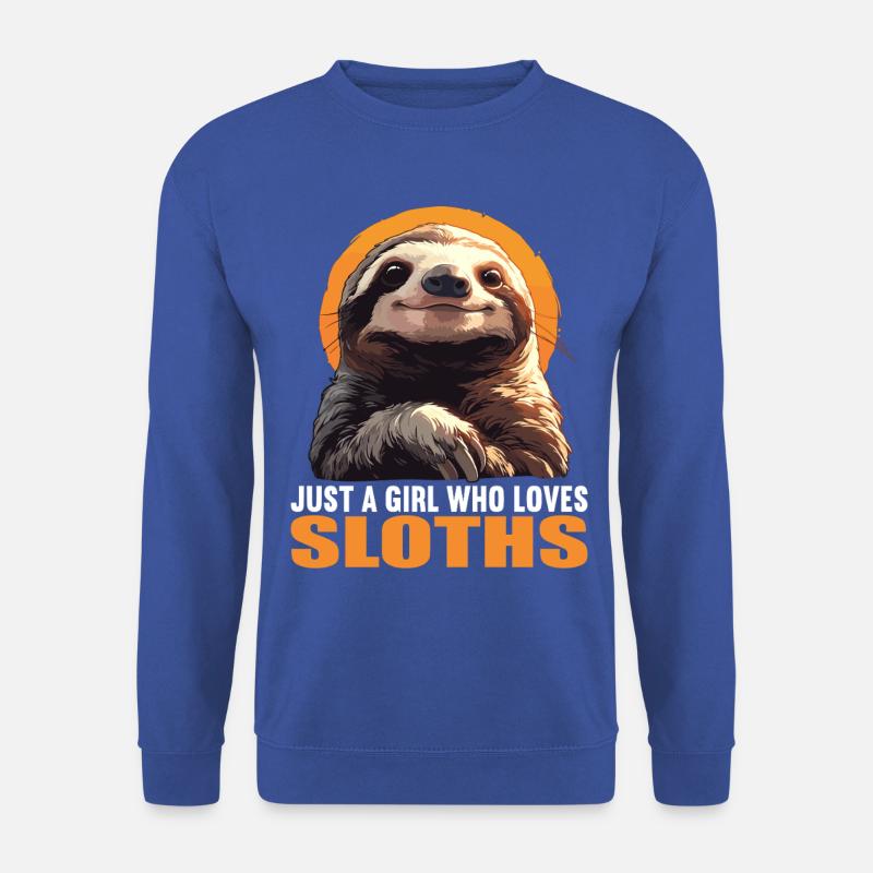 Faultiere Faultier - Unisex Pullover - Royalblau