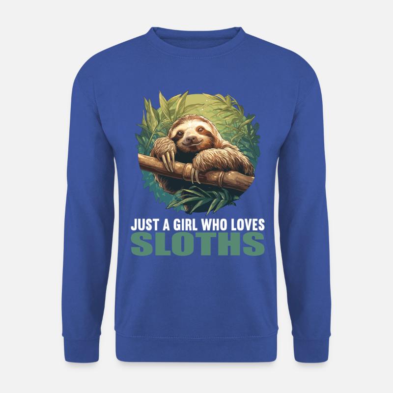 Faultiere Faultier - Unisex Pullover - Royalblau