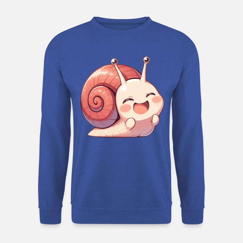 Schnecken Schnecke - Unisex Pullover - Royalblau