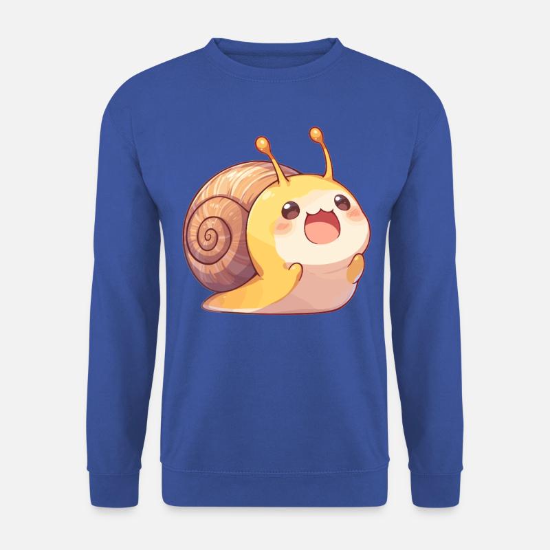 Schnecken Schnecke - Unisex Pullover - Royalblau