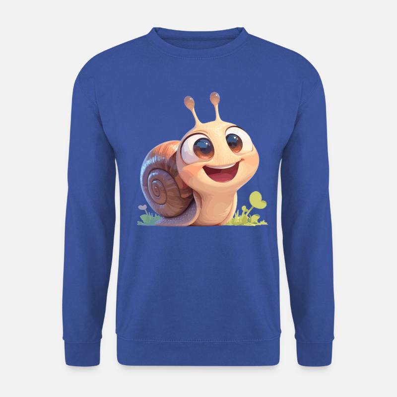 Schnecken Schnecke - Unisex Pullover - Royalblau