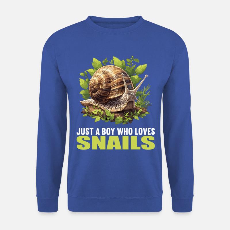 Schnecken Schnecke - Unisex Pullover - Royalblau