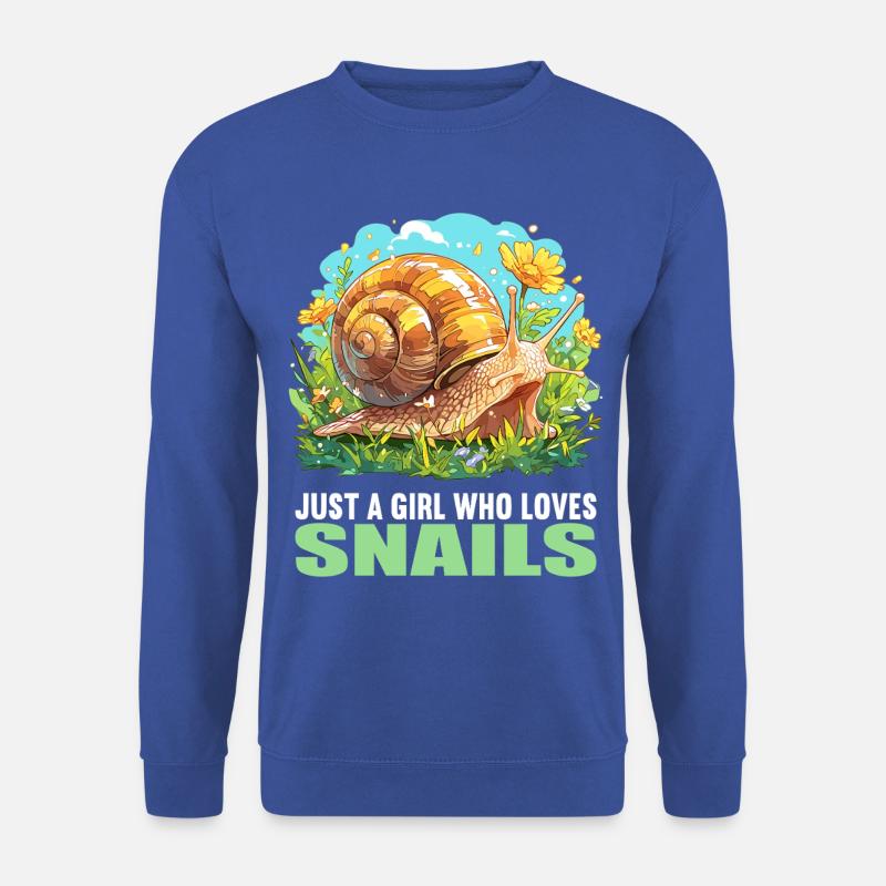 Schnecken Schnecke - Unisex Pullover - Royalblau