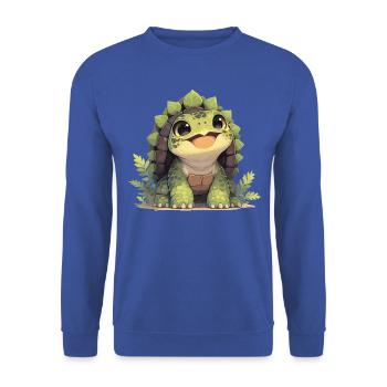 Snapping Turtles Snapping Turtle - Unisex Sweatshirt - royal blue - Front - Alina (178cm) & Michal (187cm)