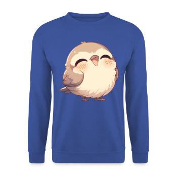 Sparrows Sparrow - Unisex Sweatshirt - royal blue - Front - Alina (178cm) & Michal (187cm)