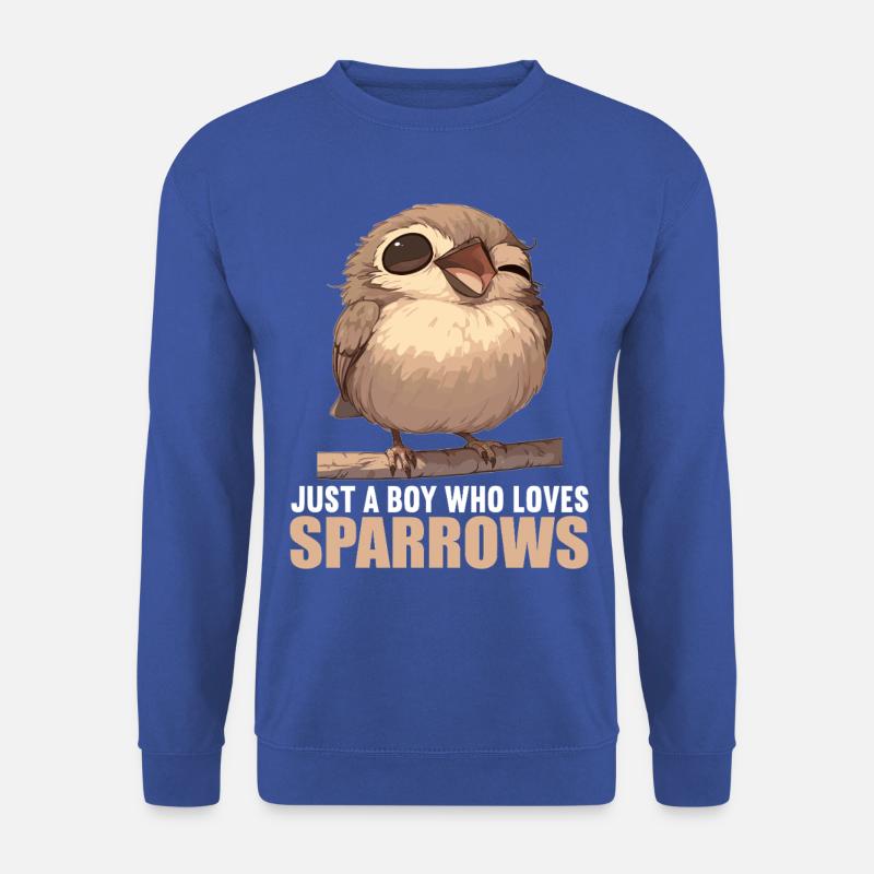 Spatzen Spatz - Unisex Pullover - Royalblau