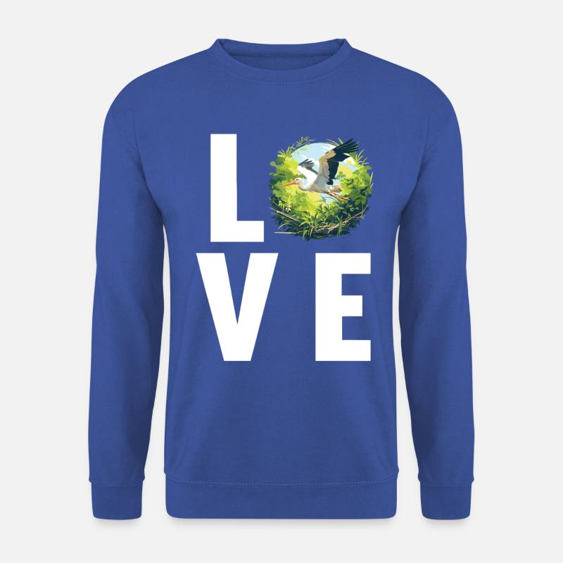 Störche Storch - Unisex Pullover - Royalblau