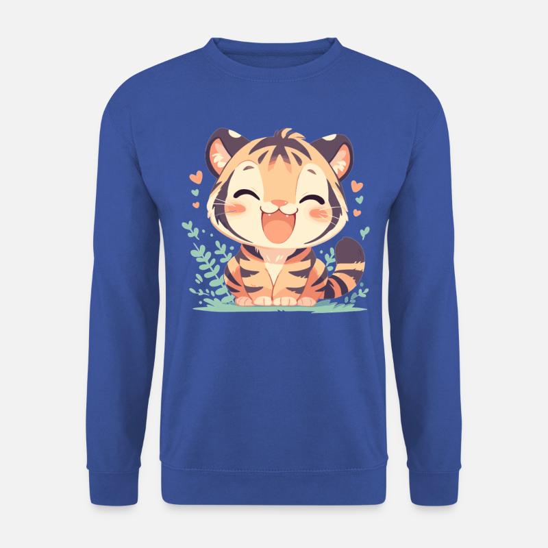Sumatra-Tiger - Unisex Pullover - Royalblau