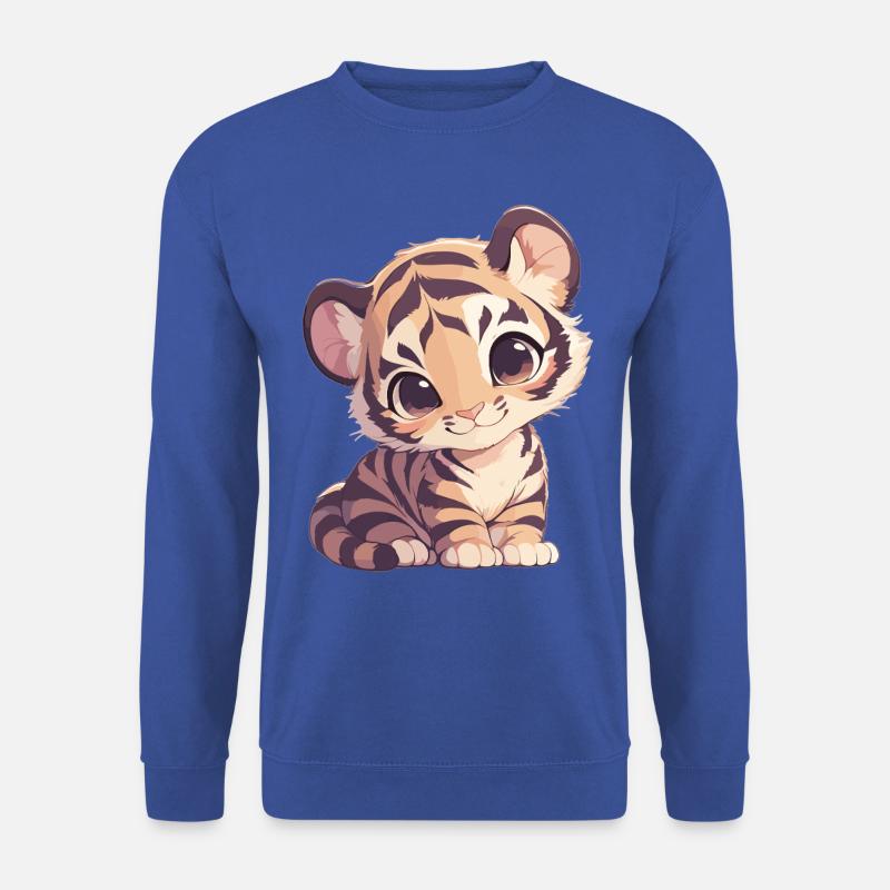 Sumatra-Tiger - Unisex Pullover - Royalblau