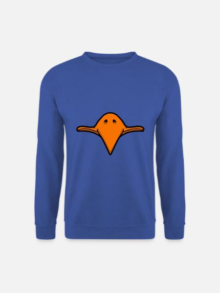 Gesichtsmaske Mundbedeckung Maske Schnauze Gesicht - Unisex Pullover - Royalblau