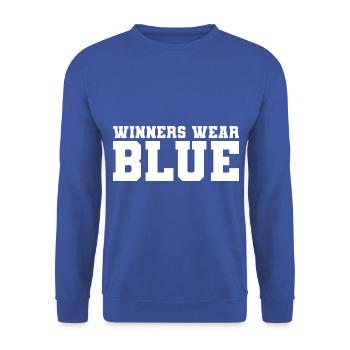 Winners Wear Blue Tank - Unisex Sweatshirt - royal blue - Front - Alina (178cm) & Michal (187cm)