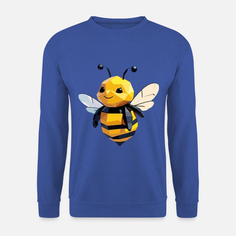 Cute polygon bumblebee design - Unisex Sweatshirt - royal blue