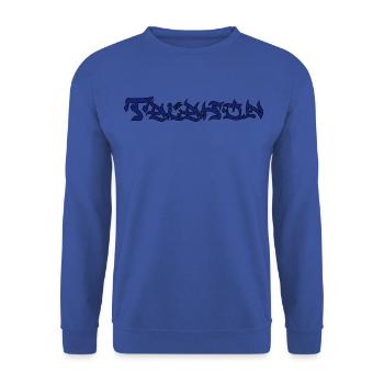 Talahon - talahuhn - Unisex Sweatshirt - royal blue - Front - Alina (178cm) & Michal (187cm)