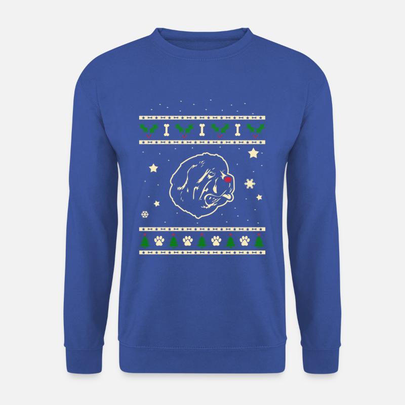 Neufundland Weihnachtsgeschenk - Unisex Pullover - Royalblau