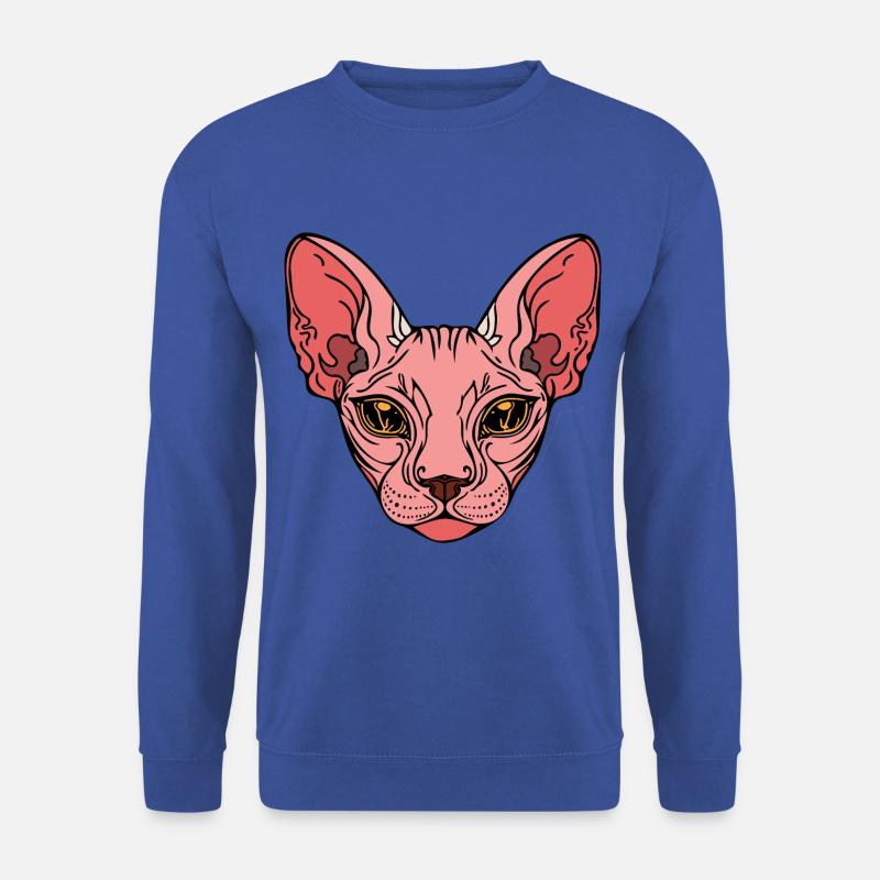 Sphinx Cat - Unisex Pullover - Royalblau