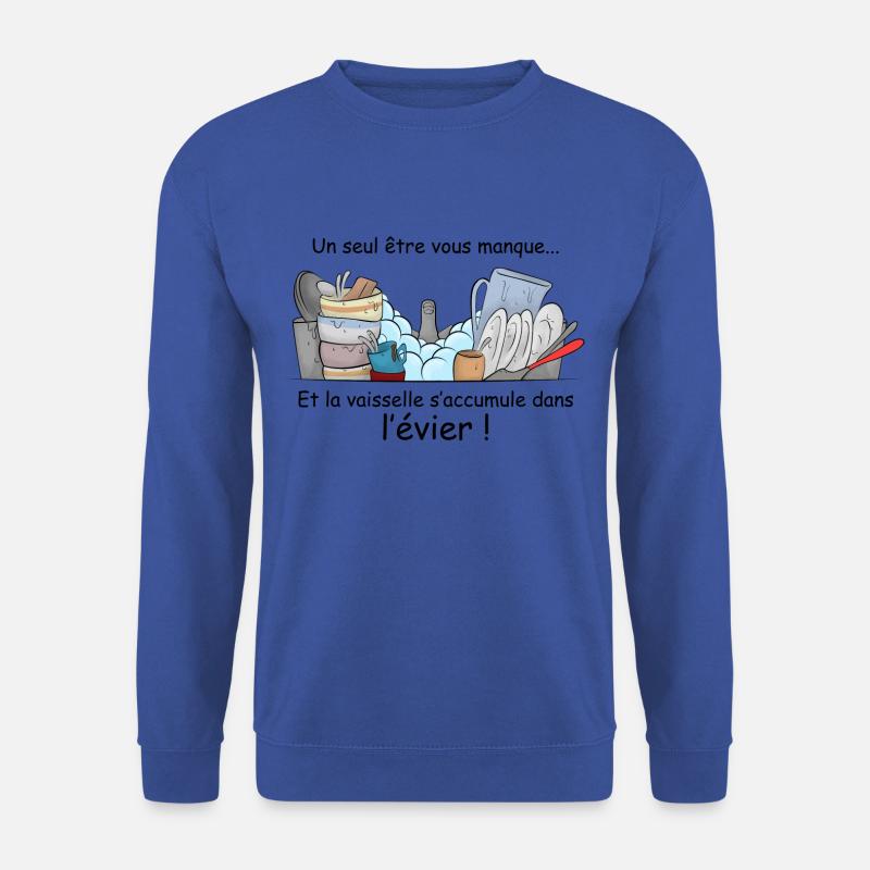 Eine fehlen .... - Unisex Pullover - Royalblau