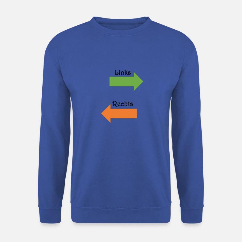 Left and right - Unisex Sweatshirt - royal blue