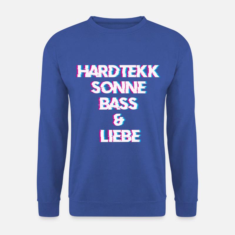 Hardtekk Tekk - Unisex Pullover - Royalblau