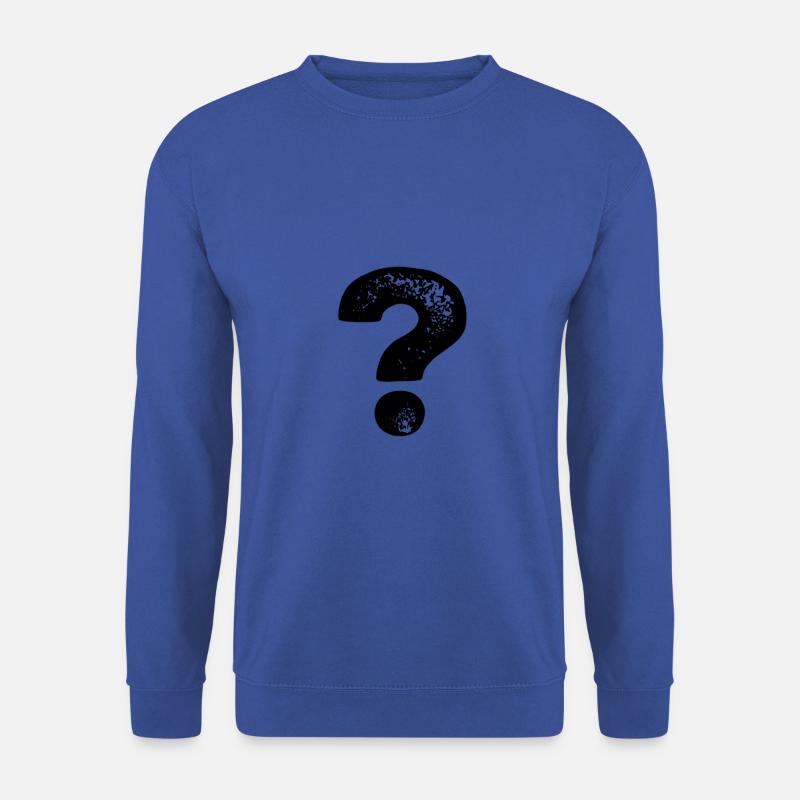 Points d’interrogation - Sweat-shirt Unisexe - bleu royal