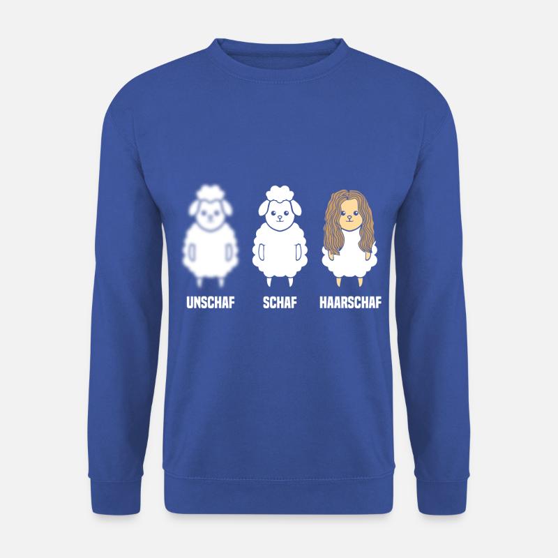 Schaf Unschaf Haarschaf - Unisex Pullover - Royalblau