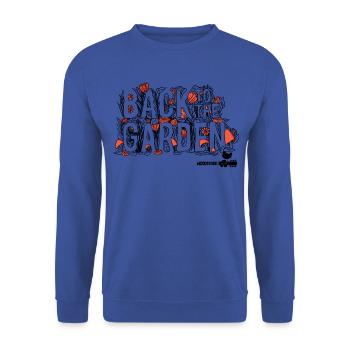 Woodstock Back To The Garden - Sweat-shirt Unisexe - bleu royal - Devant - Alina (178cm) & Michal (187cm)