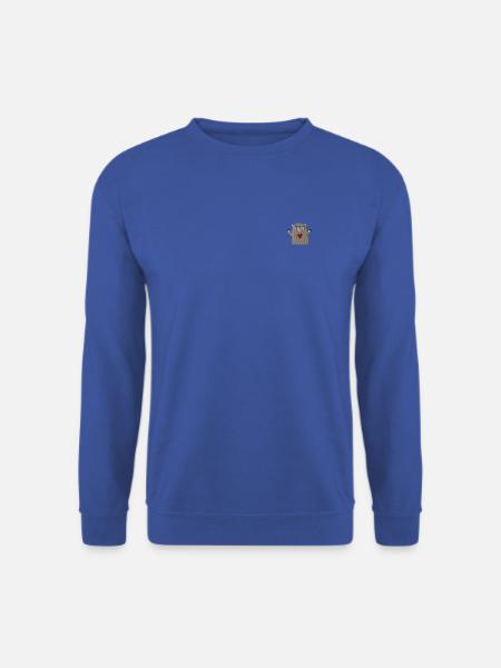 Niedlicher Teddybär bestickt - Unisex Pullover - Royalblau
