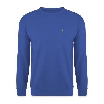 Space shuttle - Unisex Pullover - Royalblau - Vorne - Alina (178cm) & Michal (187cm)