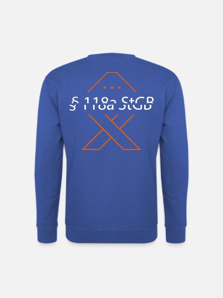 §118a StGB Routerfishers - Unisex Pullover - Royalblau