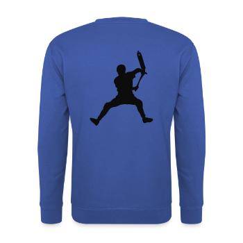 Front bri 1 - Sweat-shirt Unisexe - bleu royal - Dos - Michal (187cm)