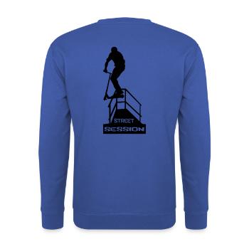 Freestyle Street Scooter - Unisex Pullover - Royalblau - Hinten - Michal (187cm)