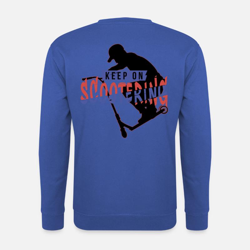 Keep on 3 - Sweat-shirt Unisexe - bleu royal