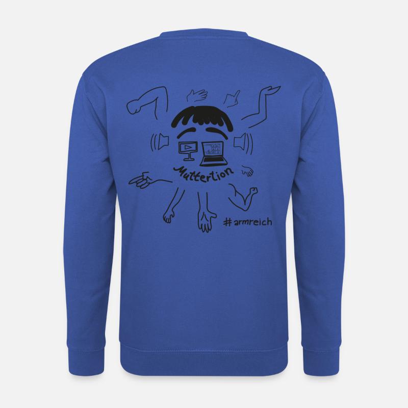 "Muttertion" #armreich ab ca. dem Jahr 2020 - Unisex Pullover - Royalblau