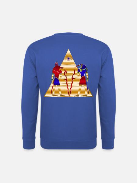 Egyptian gods ancient Pyramid - Unisex Sweatshirt - royal blue