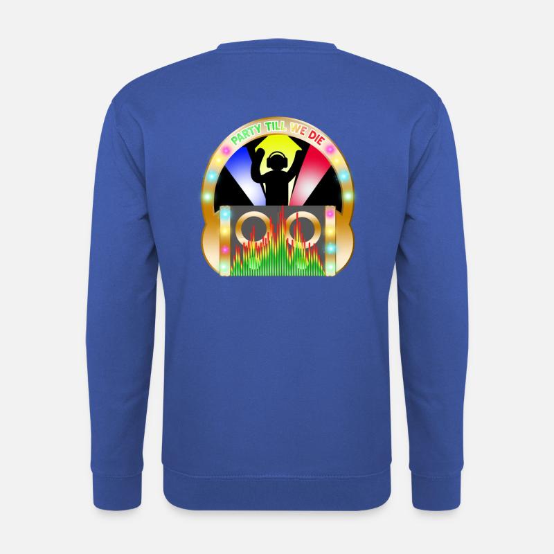 Disco Party DJ - Unisex Pullover - Royalblau