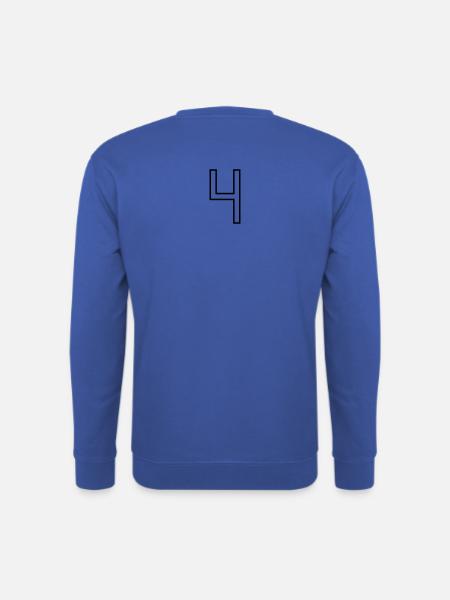 Number 4 - Sweat-shirt Unisexe - bleu royal