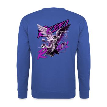 La rébellion des Violettes - Sweat-shirt Unisexe - bleu royal - Dos - Michal (187cm)