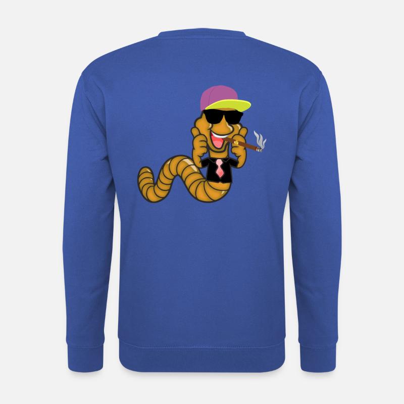 Wormelini Wurm - Party Action Wurm - Unisex Pullover - Royalblau