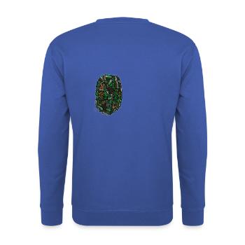 Turtles protective armor - Unisex Sweatshirt - royal blue - Back - Michal (187cm)