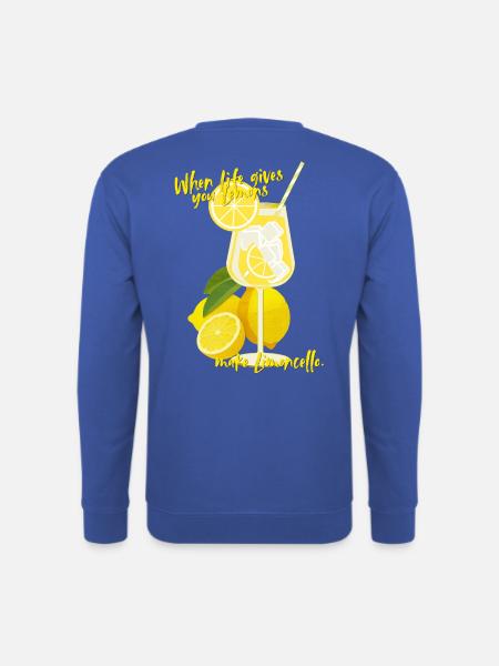 Limoncello - Unisex Pullover - Royalblau