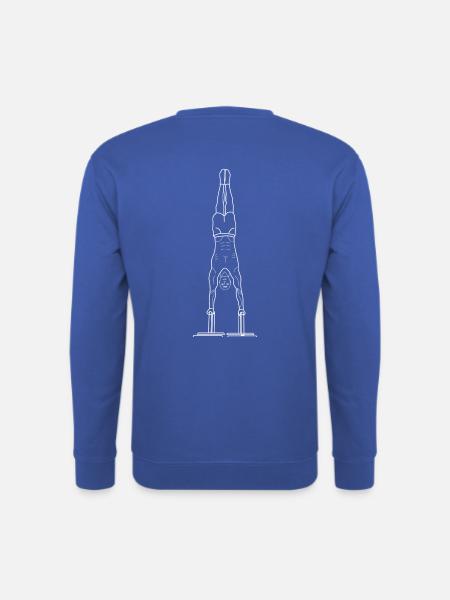 Calisthenics Handstand Streetworkout Fitness Sport - Unisex Pullover - Royalblau