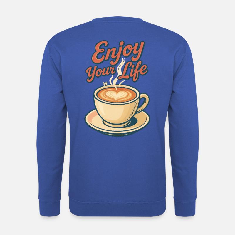 Enjoy your life - Unisex Pullover - Royalblau