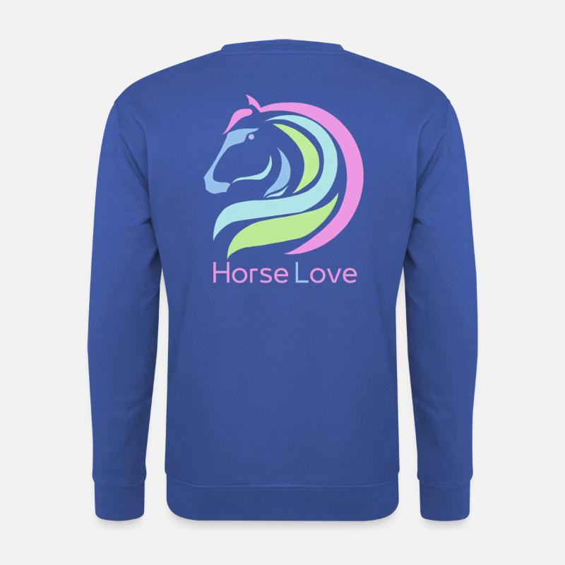 Pferd - Unisex Pullover - Royalblau