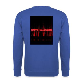 DLA - Unisex Sweatshirt - royal blue - Back - Michal (187cm)