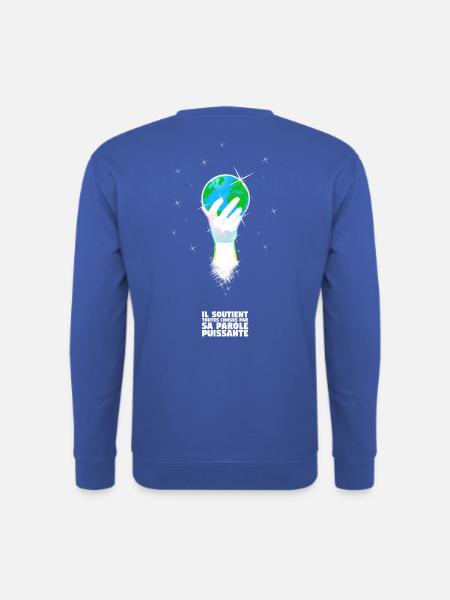 He Supports the World - English - Unisex Sweatshirt - royal blue