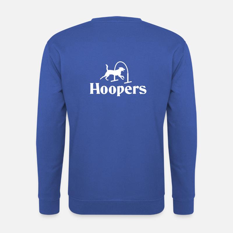 Hoopers ohne Querstrebe Hundesport Nr 4 - Unisex Pullover - Royalblau