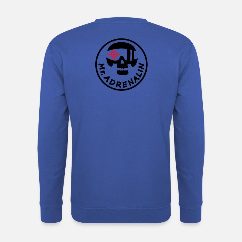 Mr. Adrenalin Pilot - Unisex Pullover - Royalblau